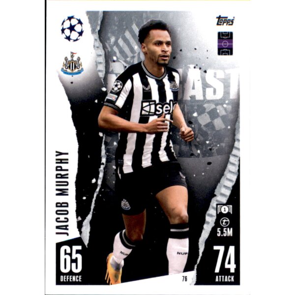 Topps Match Attax Champions League 2023/24 – 76 – Jacob Murphy