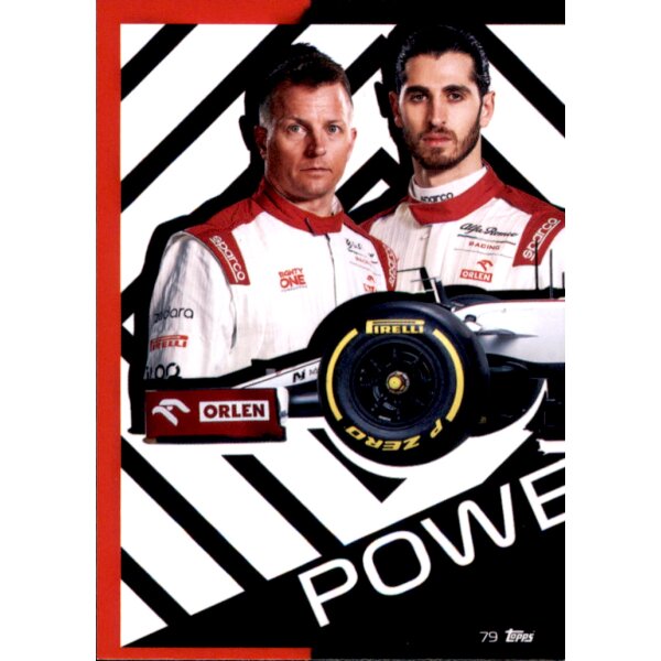 Topps Turbo Attax Formel 1 2021 - 79 - Alfa Romeo Racing Orlen Puzzle Front