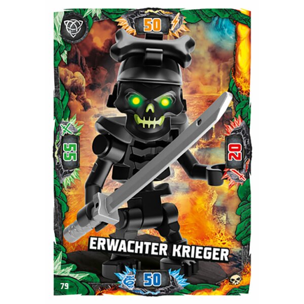 Blue Ocean LEGO Ninjago Serie 6 (2021) - 79 - Erwachter Krieger - Schurken Karte