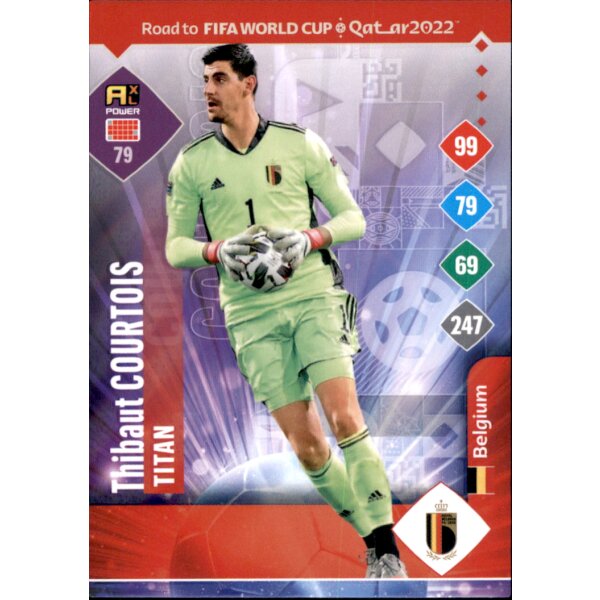 Panini Adrenalyn XL - Road to World Cup 2022 - 79 - Thibaut Courtois - Titan