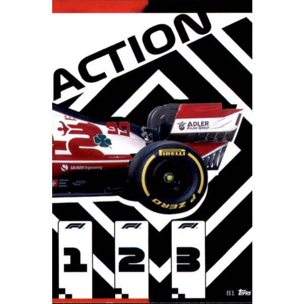 Topps Turbo Attax Formel 1 2021 - 81 - Alfa Romeo Racing Orlen Puzzle Rear