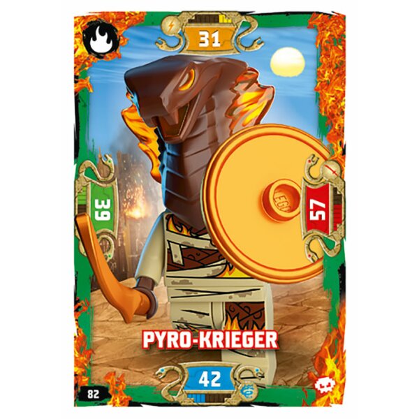 Blue Ocean LEGO Ninjago Serie 5 (2020) - 82 - Pyrp-Krieger - Schurken Karte
