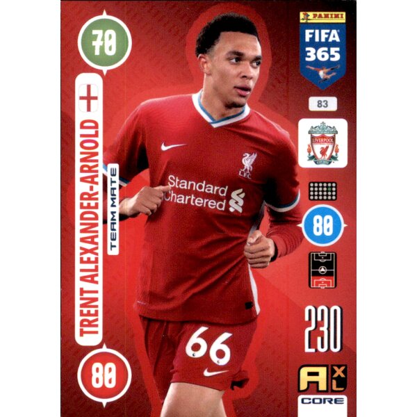 Panini FIFA 365 Adrenalyn XL 2021 - 83 - Trent Alexander-Arnold - Team Mate