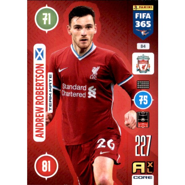 Panini FIFA 365 Adrenalyn XL 2021 - 84 - Andrew Robertson - Team Mate