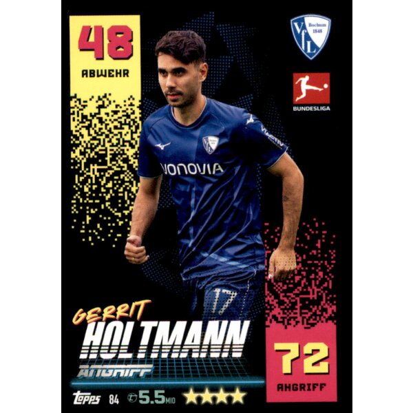Topps Match Attax Bundesliga 2022/2023 - 84 - Gerrit Holtmann