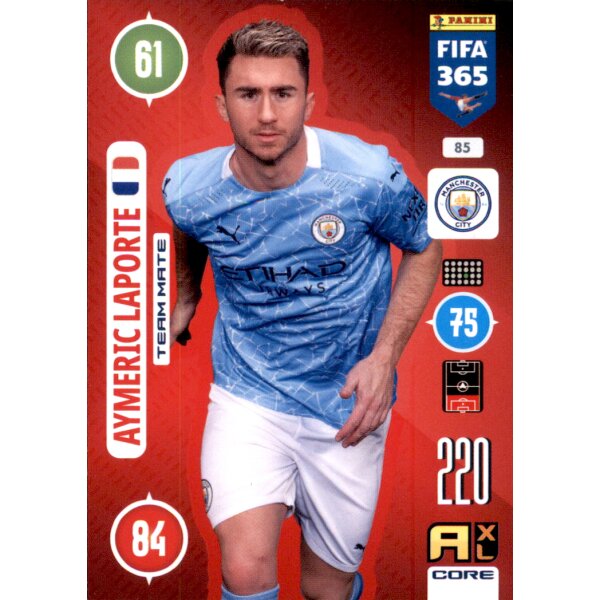 Panini FIFA 365 Adrenalyn XL 2021 - 85 - Aymeric Laporte - Team Mate