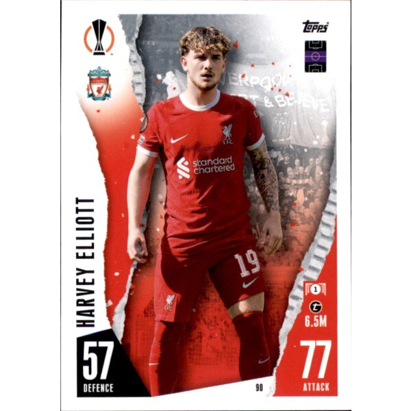 Topps Match Attax Champions League 2023/24 – 90 – Harvey Elliott
