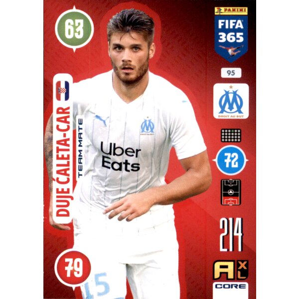 Panini FIFA 365 Adrenalyn XL 2021 - 95 - Duje Caleta-Car - Team Mate