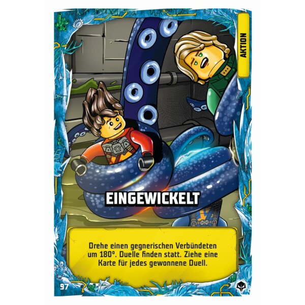 Blue Ocean LEGO Ninjago Serie 7 NEXT LEVEL (2022) - 97 - Eingewickelt - Aktionskarte