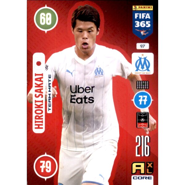 Panini FIFA 365 Adrenalyn XL 2021 - 97 - Hiroki Sakai - Team Mate