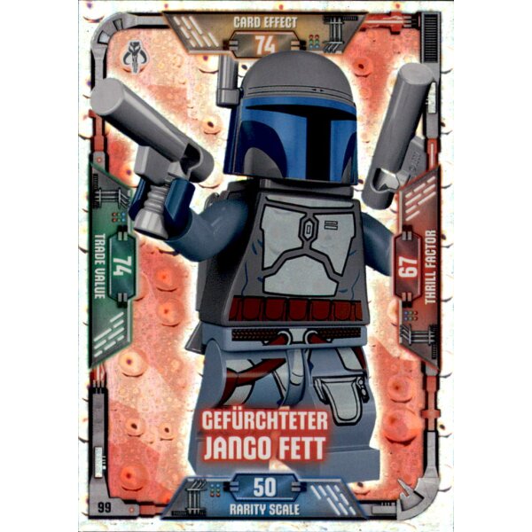 99 - Gefürchteter Jango Fett - Folie - LEGO Star Wars Serie 1