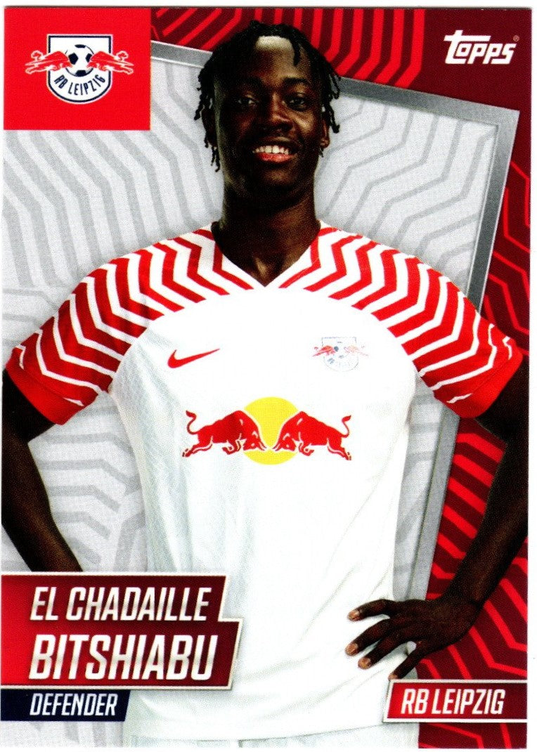 Topps RB Leipzig 2023-24 Team Set El Chadaille Bitshiabu RBL-08 (RB Leipzig)