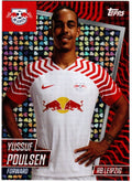 Topps RB Leipzig 2023-24 Team Set Yussuf Poulsen Holo RBL-23 (RB Leipzig)