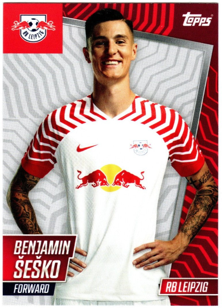 Topps RB Leipzig 2023-24 Team Set Benjamin Sesko RBL-24 (RB Leipzig)