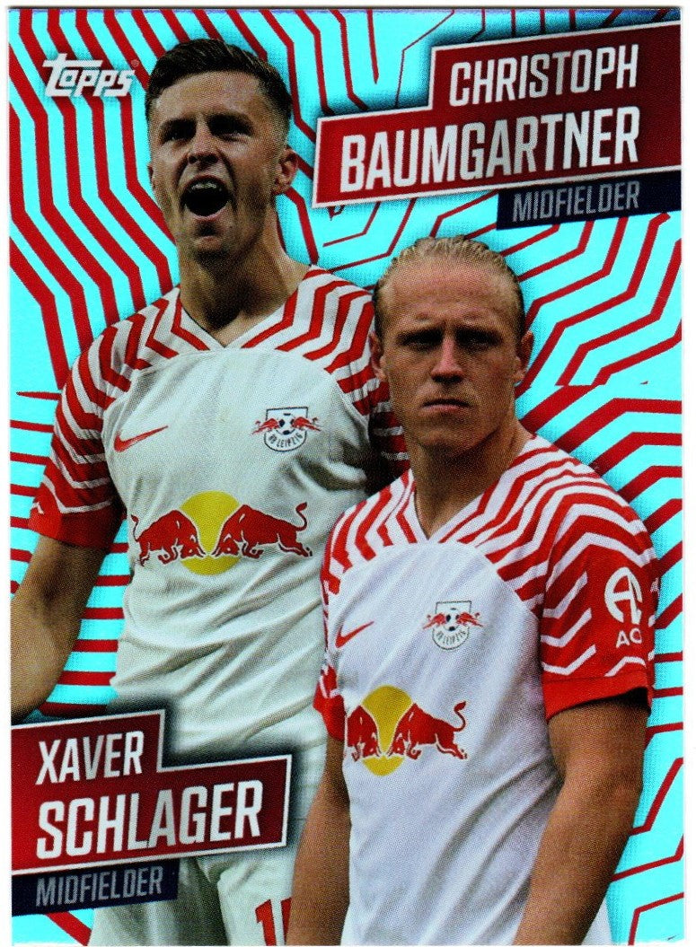 Topps RB Leipzig 2023-24 Team Duo Baumgartner/ Schlager OC-03 (RB Leipzig)