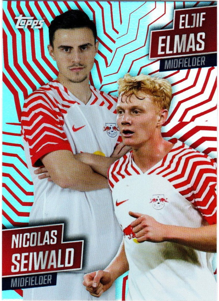 Topps RB Leipzig 2023-24 Team Duo Elmas/ Seiwald OC-05 (RB Leipzig)