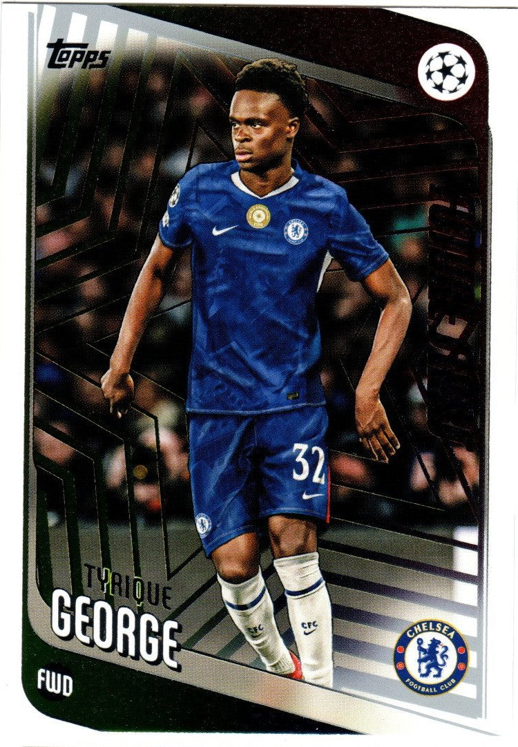 2025-26 Topps UCC Flagship - 58 - Tyrique George - Chelsea FC - Future Star
