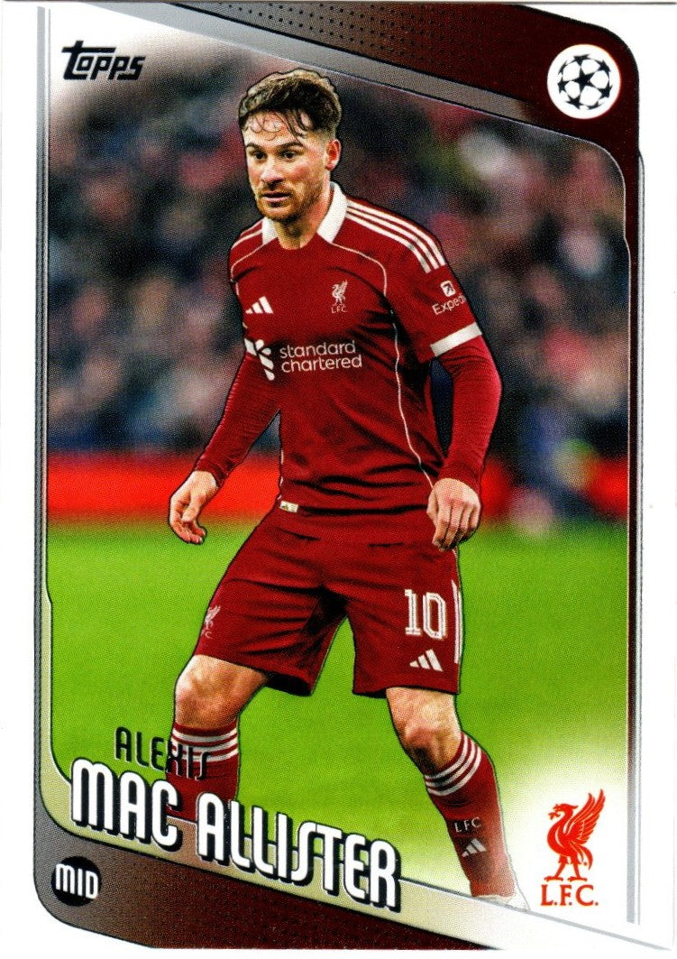2025-26 Topps UCC Flagship - 67 - Alexis Mac Allister - Liverpool FC