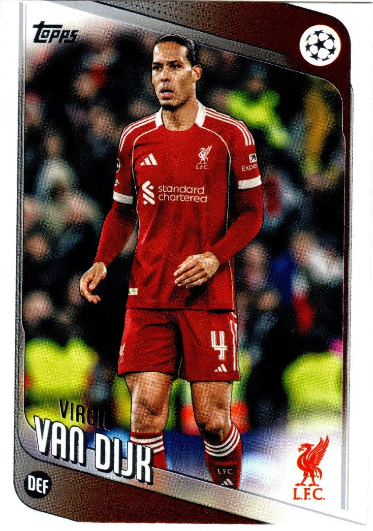 2025-26 Topps UCC Flagship - 79 - Virgil Van Dijk - Liverpool FC