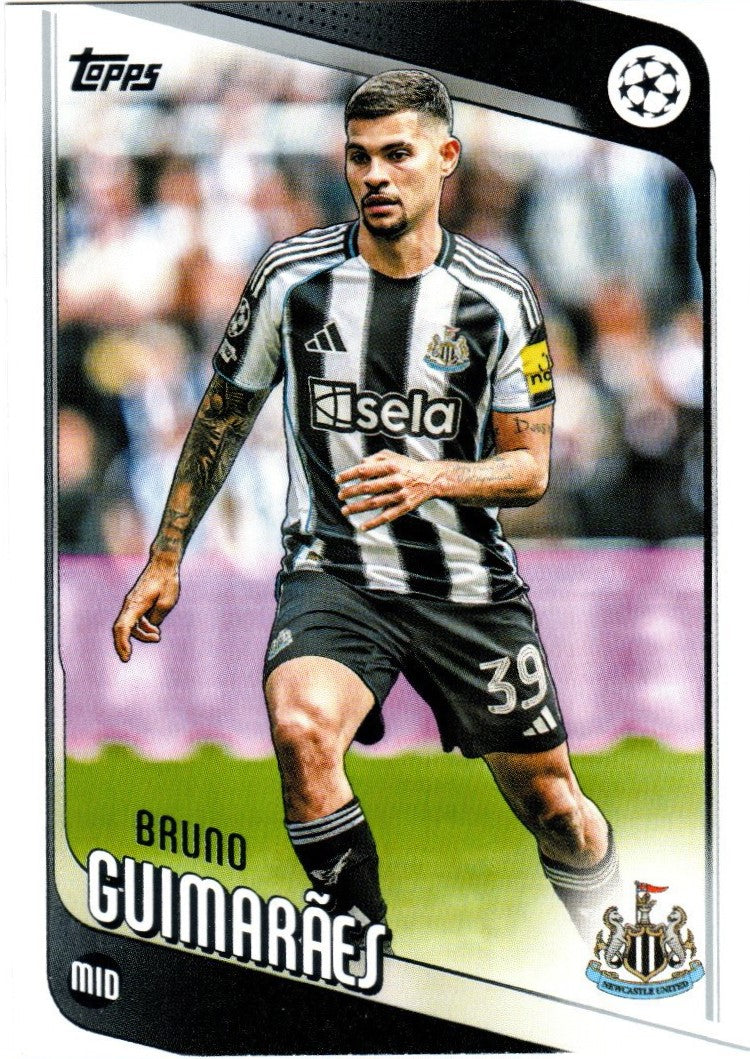 2025-26 Topps UCC Flagship - 117 - Bruno Guimaraes - Newcastle United