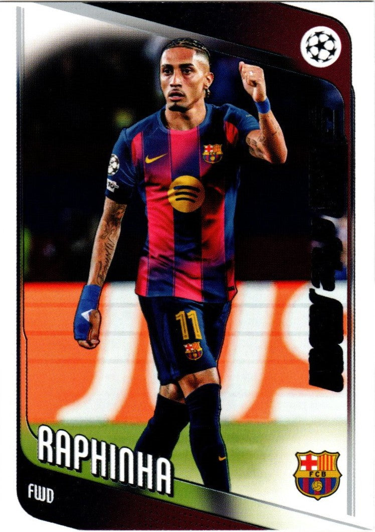 2025-26 Topps UCC Flagship - 97 - Raphinha - FC Barcelona - UCL Team Of The Season
