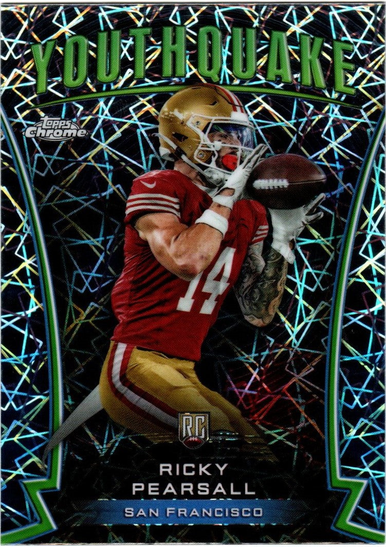 Topps Chrome Football 2024 - Y-19 - Ricky PEarsall - San Francisco - Youthquake