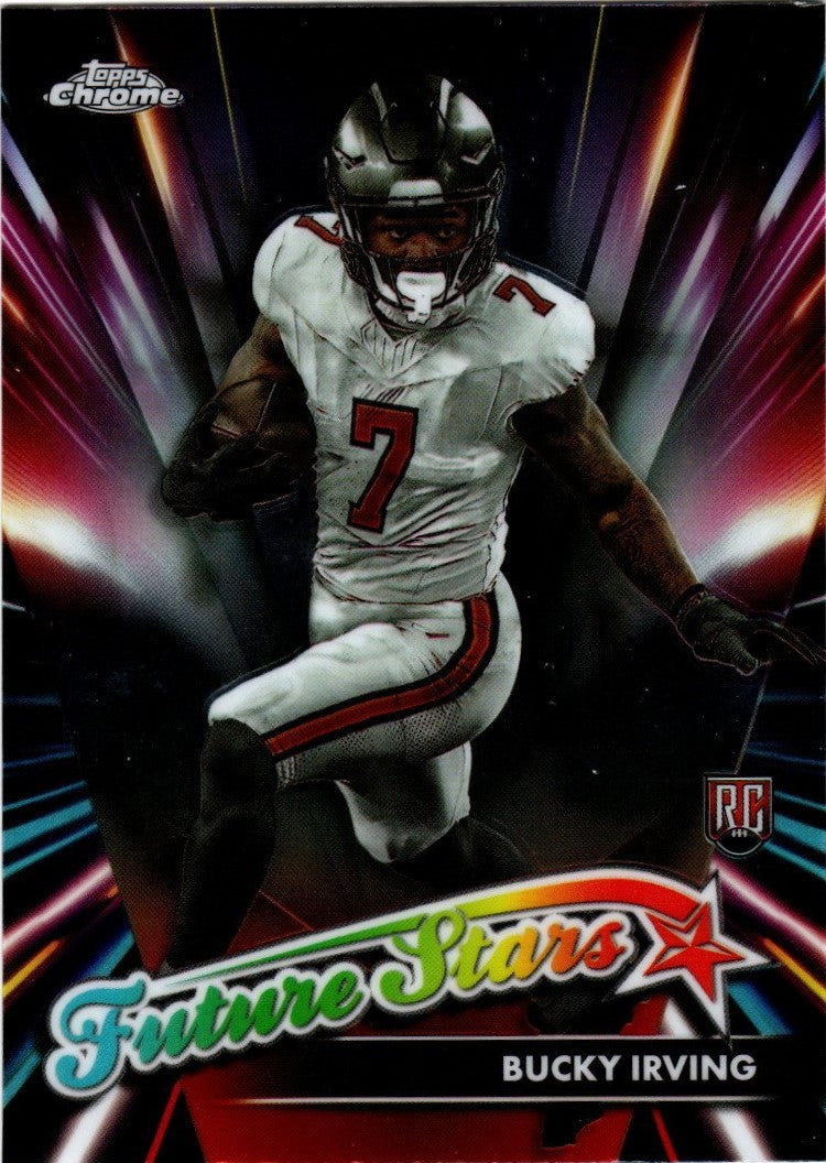 Topps Chrome Football 2024 - FS-19 - Bucky Irving - Tampa Bay - Future Stars