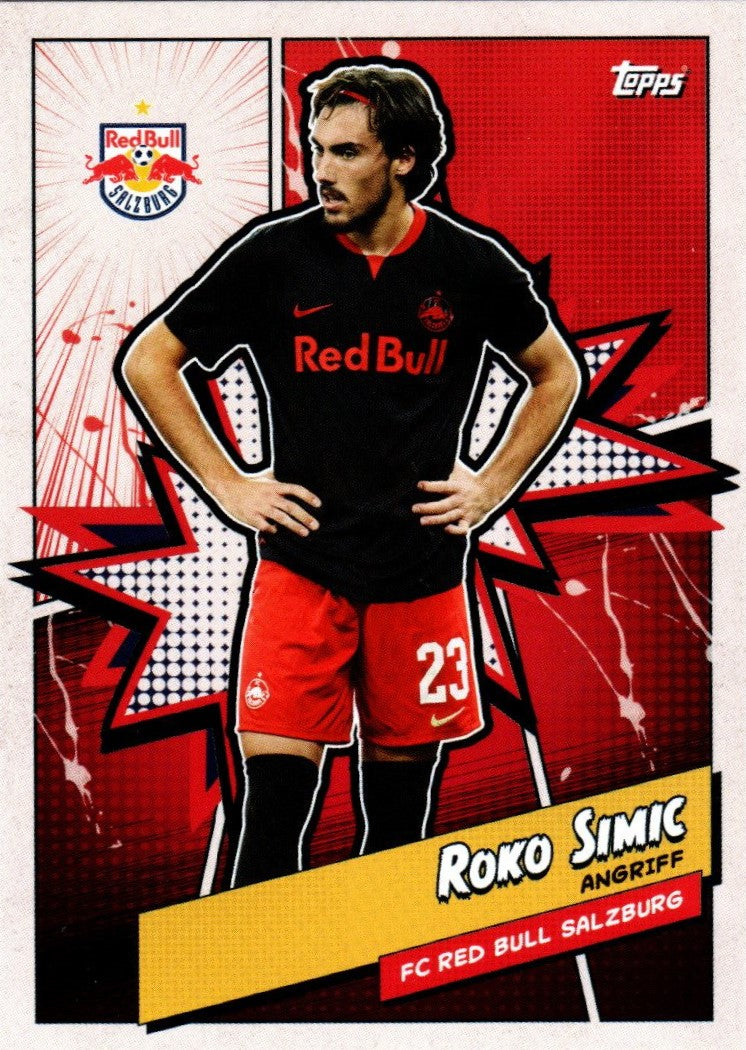 Topps RB Salzburg 2023/24 Team Set Roko Simic Hero RBSH-10 (RB Salzburg)
