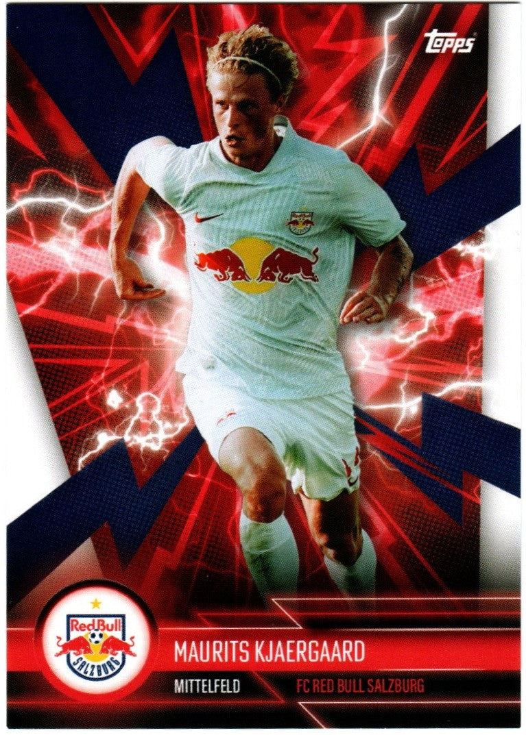 Topps RB Salzburg 2023/24 Team Set Maurits Kjaergaard Super Electric RBSS-2 (RB Salzburg)