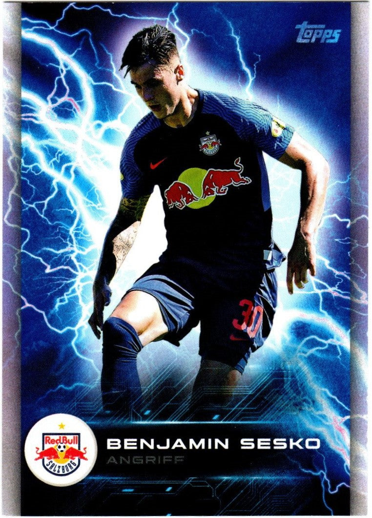 Topps RB Salzburg 2022/23 Team Set Benjamin Sesko Super Electric SAS-5  (RB Salzburg)