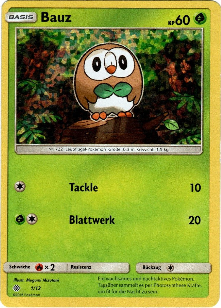 Pokemon McDonald's Collection 2017 - Bauz - 1/12 - Holo