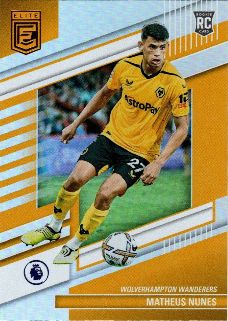 Donruss Elite Premier League 2022/23 - Matheus Nunes RC - No. 195 - Wolverhampton Wanderers