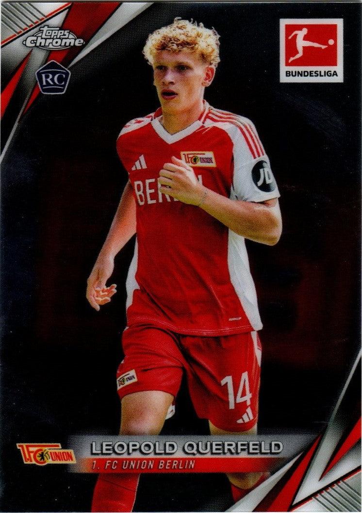 Topps Chrome Bundesliga 2024/25 - 10 - RC - Leopold Querfeld - FC Union Berlin