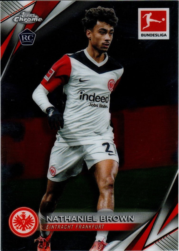 Topps Chrome Bundesliga 2024/25 - 29 - RC - Nathaniel Brown - Eintracht Frankfurt
