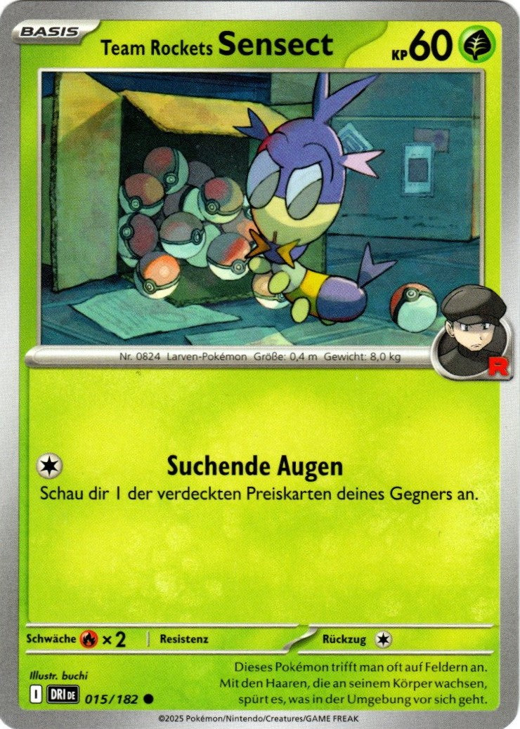 Pokemon Karmesin&Purpur Ewige Rivalen - Team Rockets Sensect - 15/182 - Base