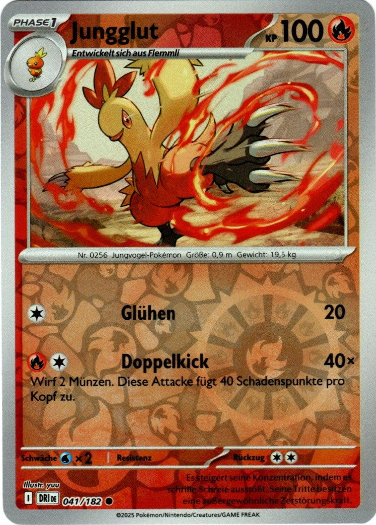 Pokemon Karmesin&Purpur Ewige Rivalen - Jungglut - 41/182 - Reverse Holo