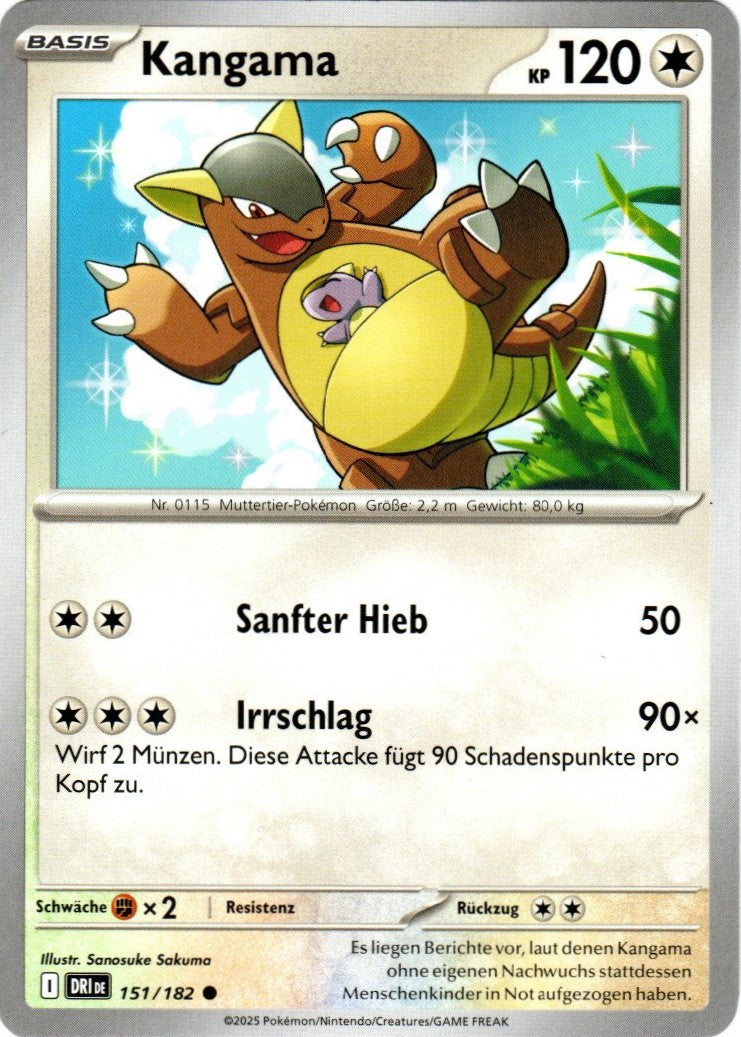 Pokemon Karmesin&Purpur Ewige Rivalen - Kangama - 151/182 - Base