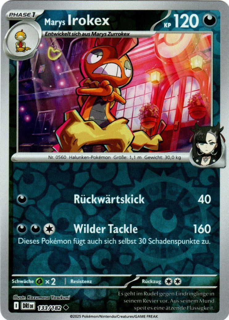 Pokemon Karmesin&Purpur Ewige Rivalen - Marys Irokex - 133/182 - Reverse Holo