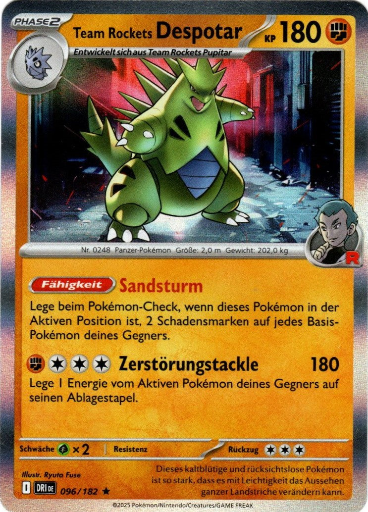 Pokemon Karmesin&Purpur Ewige Rivalen - Team Rockets Despotar - 96/182 - Holo