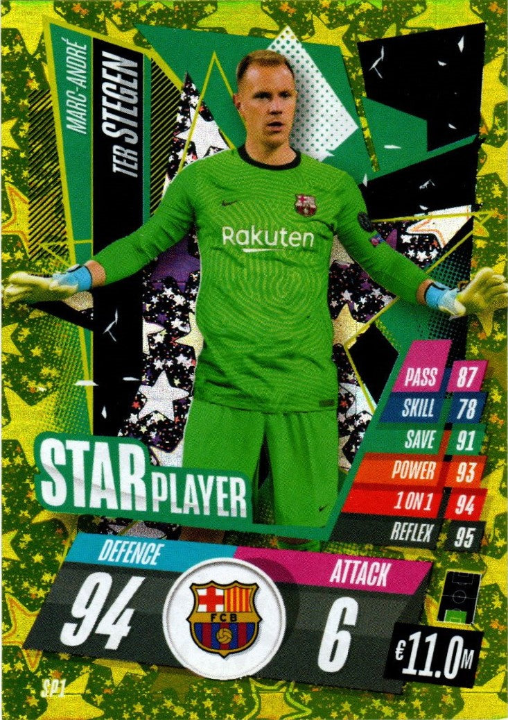 Topps Match Attax Champions League 2020/21 - SP1 - Marc-Andre Ter Stegen - Star Player