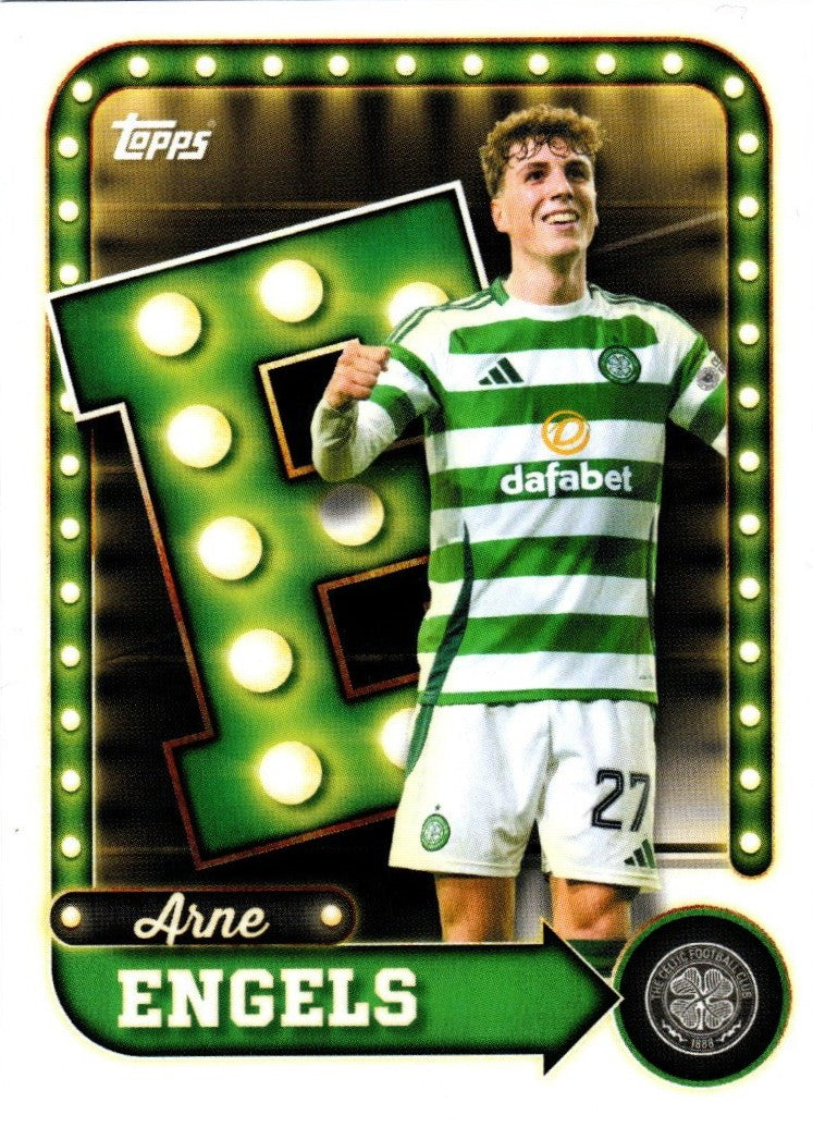 Topps - Celtic Glasgow 2025/26 - Arne Engels - 22 - Name in Lights