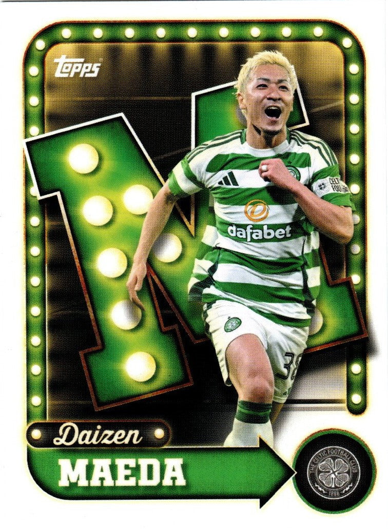 Topps - Celtic Glasgow 2025/26 - Daizen Maeda - 26 - Name in Lights