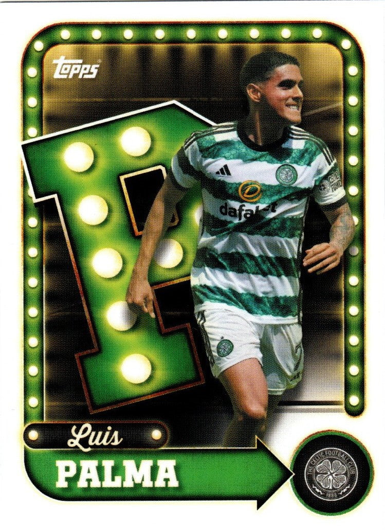 Topps - Celtic Glasgow 2025/26 - Luis Palma - 27 - Name in Lights