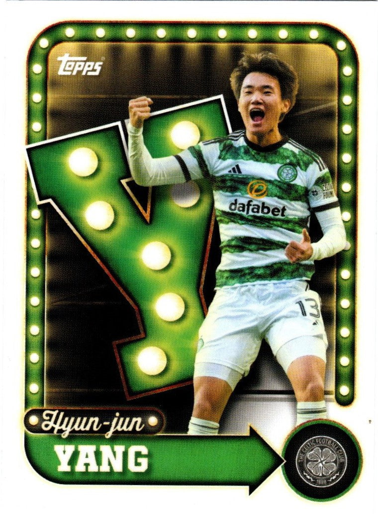 Topps - Celtic Glasgow 2025/26 - Hyun-jun Yang - 28 - Name in Lights