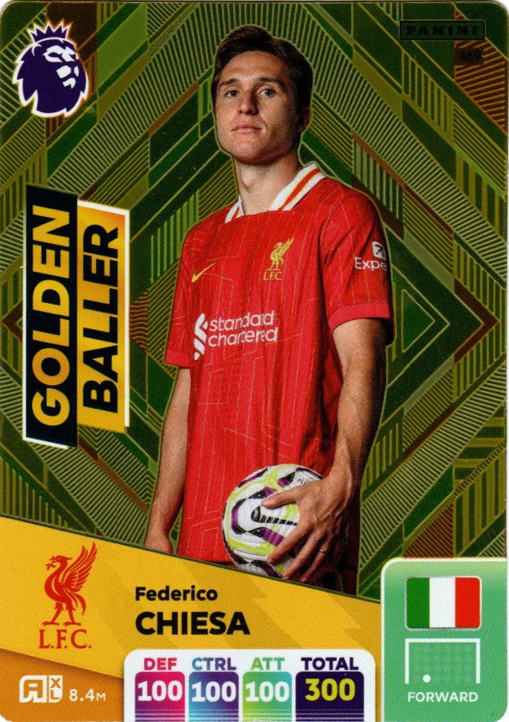 Panini - Adrenalin XL Premiere League 2024 - Federico Chiesa - 469 - Golden Baller