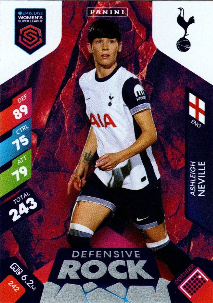 Panini Adrenalin XL Barclays Women's Super League 2025 - 242 - Defensive Rock - Ashleigh Neville
