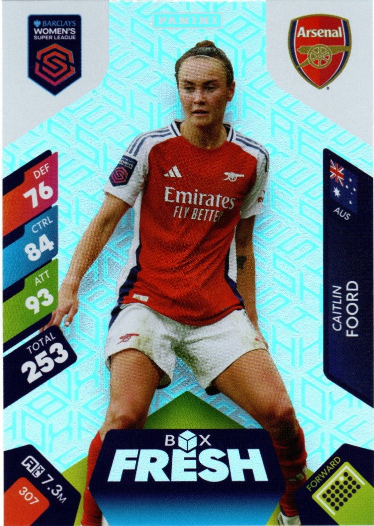 Panini Adrenalin XL Barclays Women's Super League 2025 - 307 - Box Fresh - Caitlin Foord