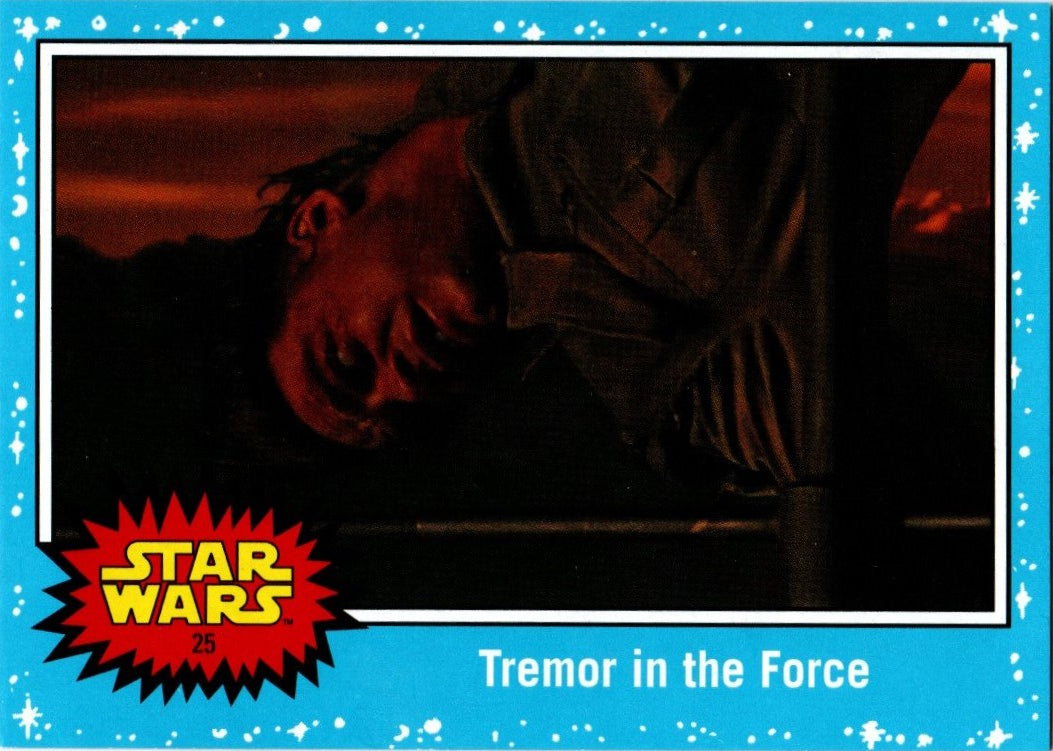 Topps Journey to Star Wars: Rise of Skywalker - 25 - Tremor in the Force - Basis Karte