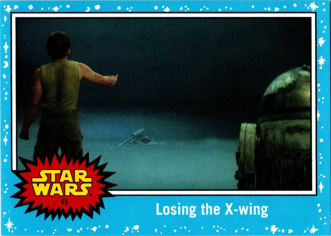 Topps Journey to Star Wars: Rise of Skywalker - 49 - Losing the X-wing - Basis Karte
