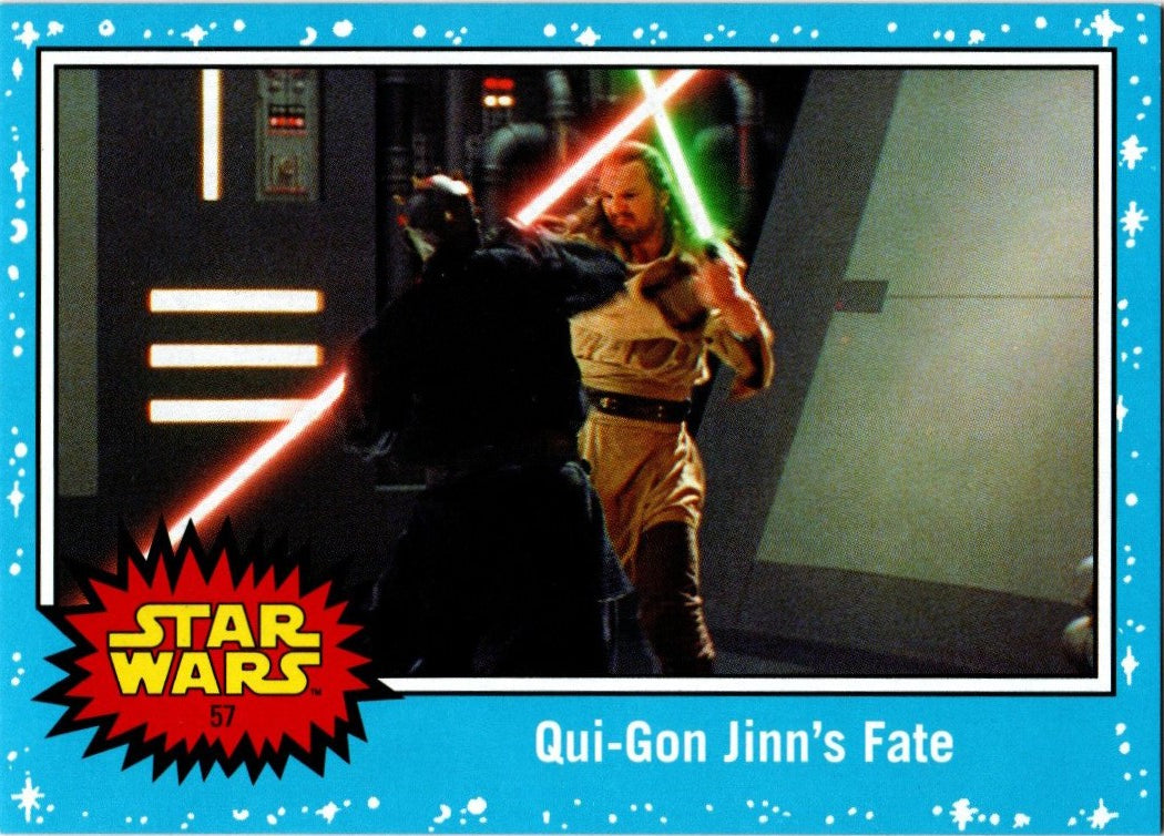 Topps Journey to Star Wars: Rise of Skywalker - 57 - Qui-Gon Jinns Fate - Basis Karte